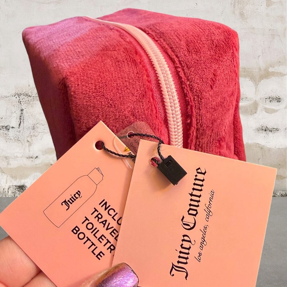 Juicy Couture "Loseth Not Thy Cool" Cosmetic Bag NWT - Picture 4 of 5